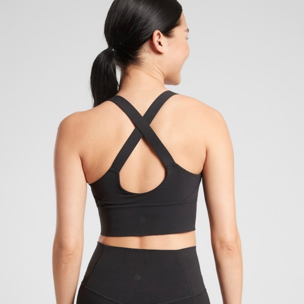 NWT Athleta A-C Formation Longline Bra in Pow…